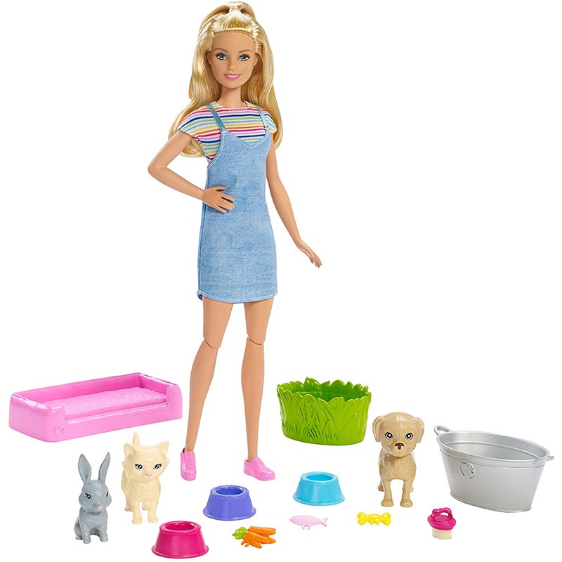 Barbie Play and Wash Pets Blonde