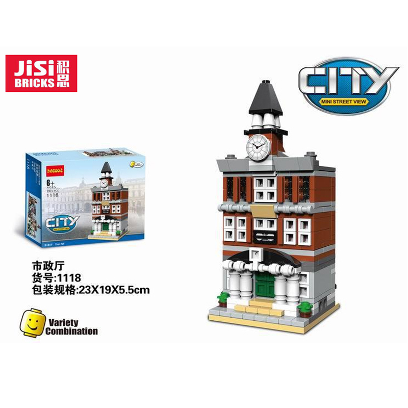 JiSi-Bricks-Blocks Town-Hall-Set-2